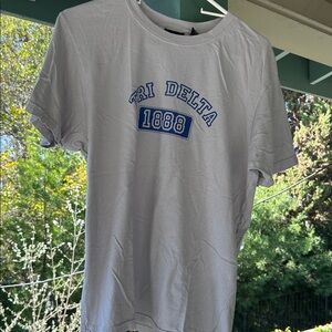 Gray Tri Delta 1888 vintage shirt from 2001-2006